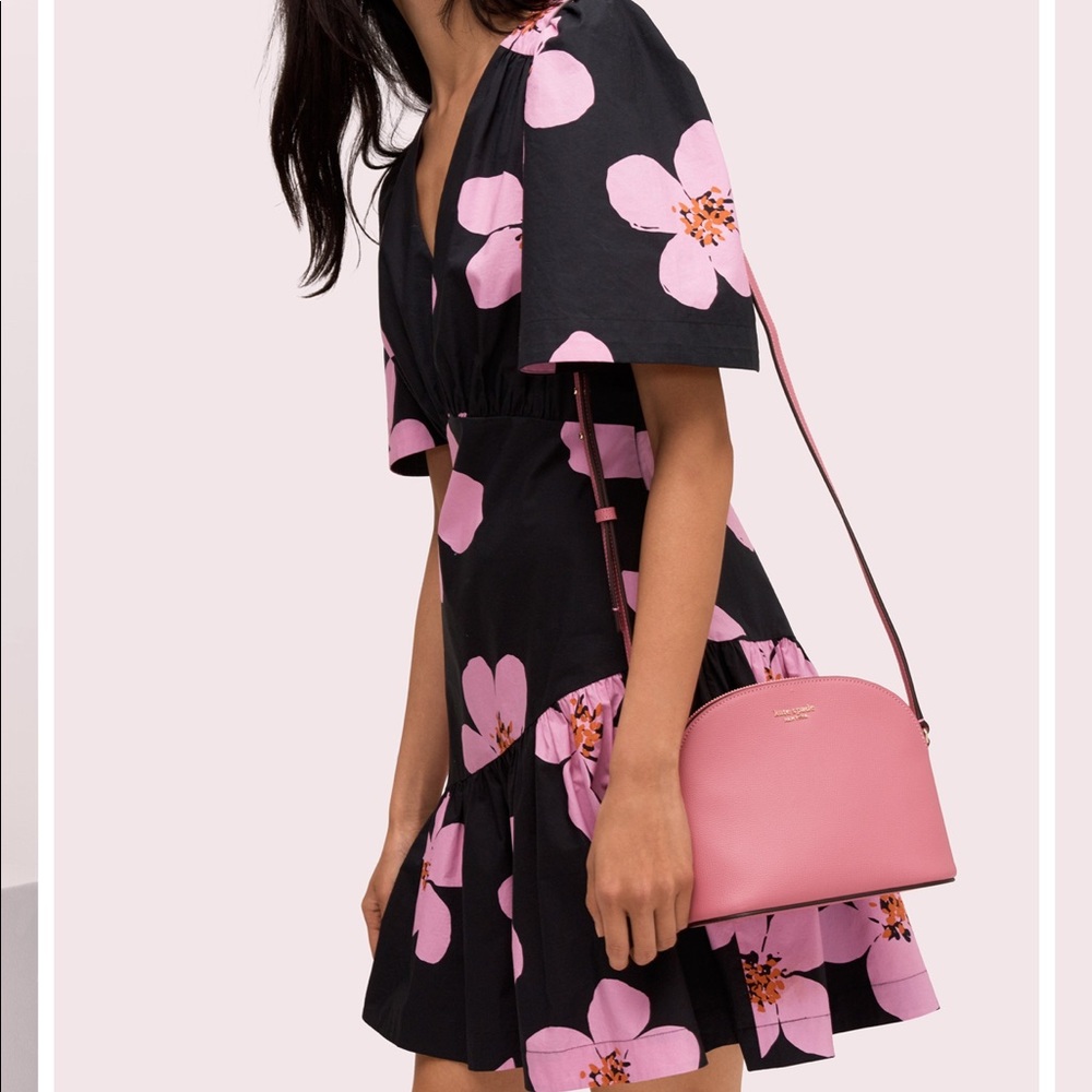 Bright pink Kate Spade shoulder bag